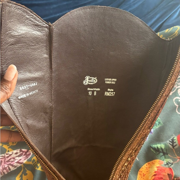 Justin Reba Mcalester Tall Viper boots - Picture 4 of 6